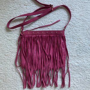 Juicy Couture  Heritage Fringe Leathe Bag EUC